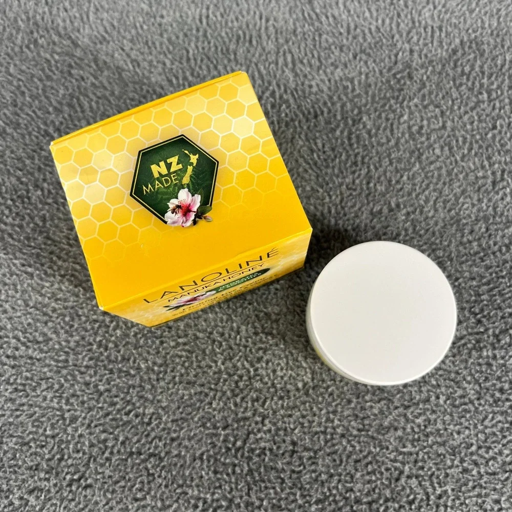 Lanoline Manuka Honey Firming Eye Cream Kiwi Seed Oil Vitamin E 1.05 oz